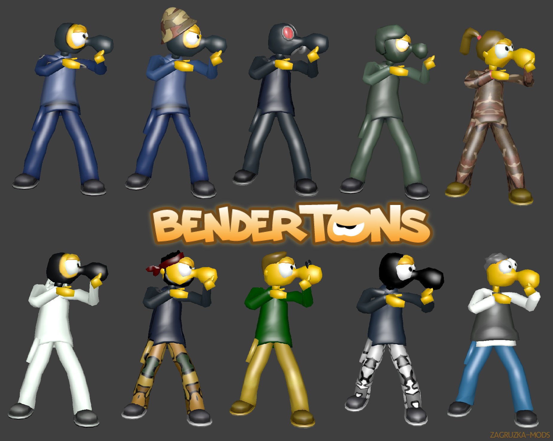 Bender toons Skin v1.0 for CS:GO