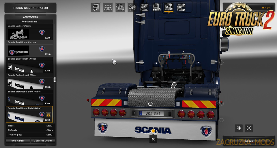 Scania Mudflap Pack v1.3.2 [1.27.x]