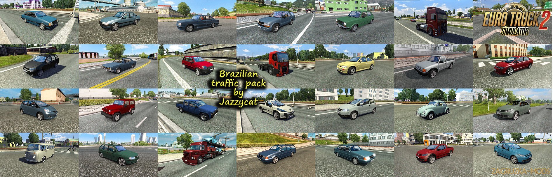 Brazilian Traffic Pack v1.3.4 by Jazzycat [1.27.x]