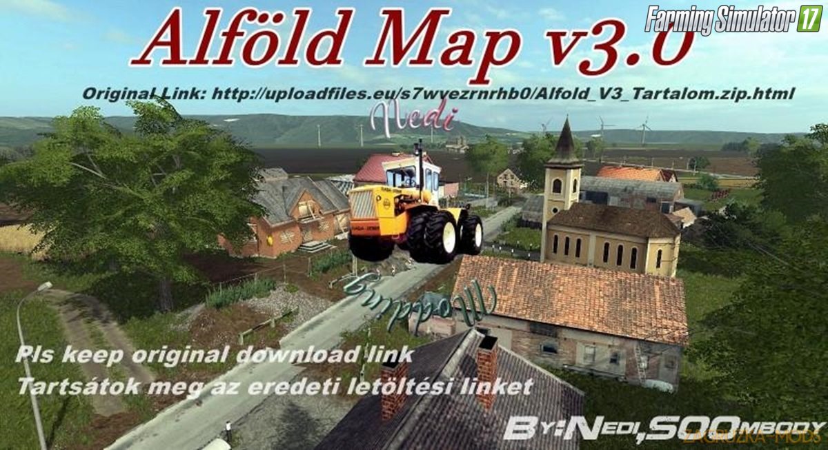 Alföld Map v3.0 for Fs17