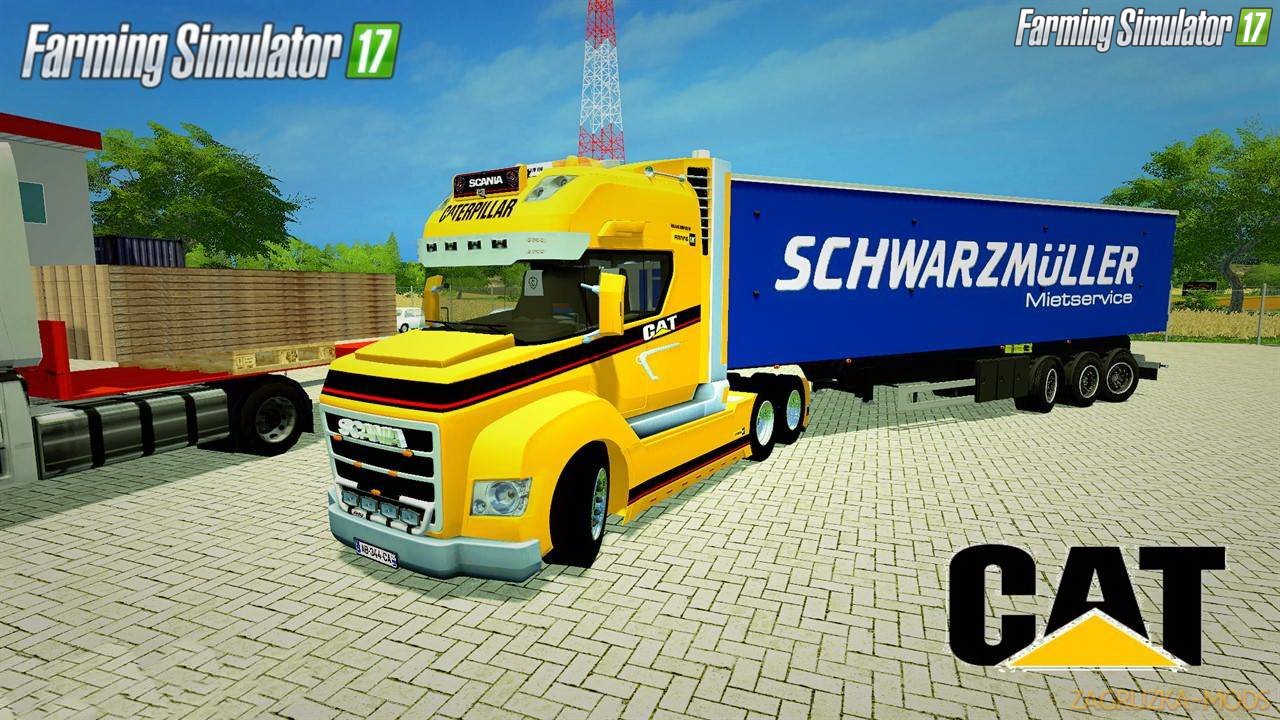 Scania Stax CAT Edition v1.0 for FS 17