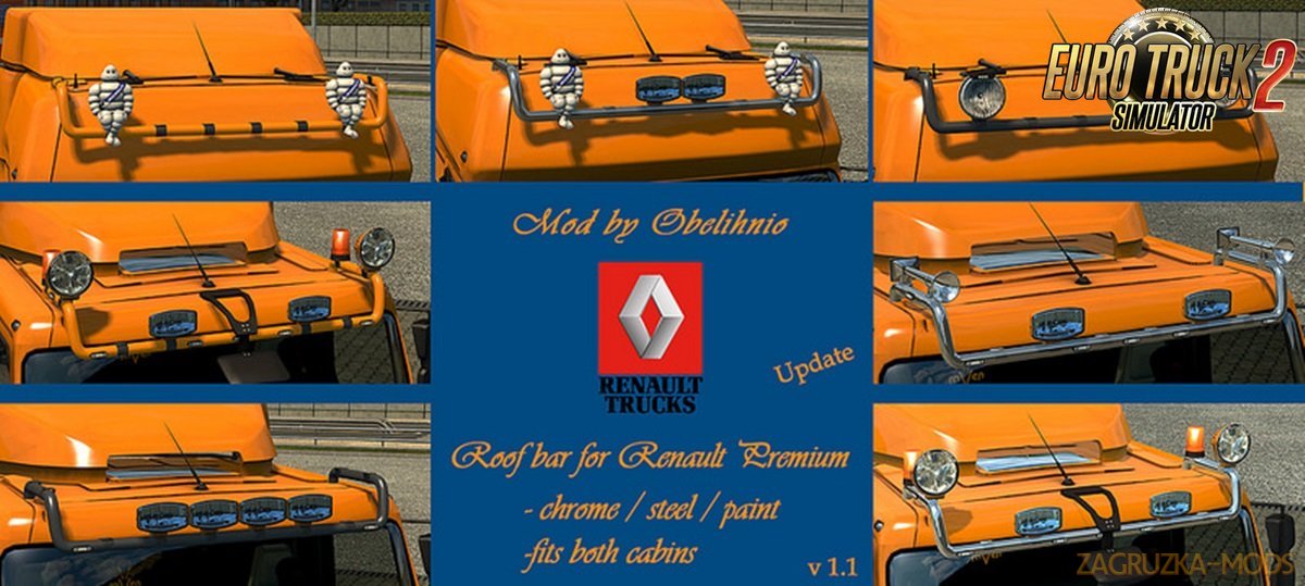 Roofbar for Renault Premium v1.1 by Obelihnio [1.27.x]