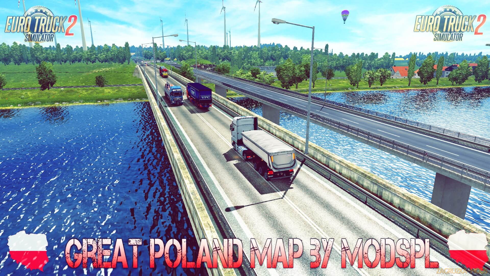 Great Poland Map v1.2.0 by ModsPL (1.28.x) for ETS 2