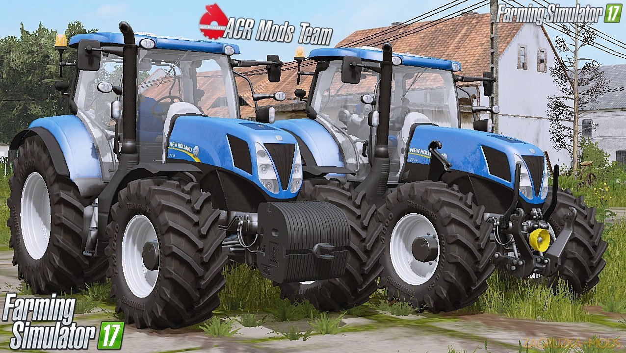 Tractor New Holland T7 v1.1 for Fs17