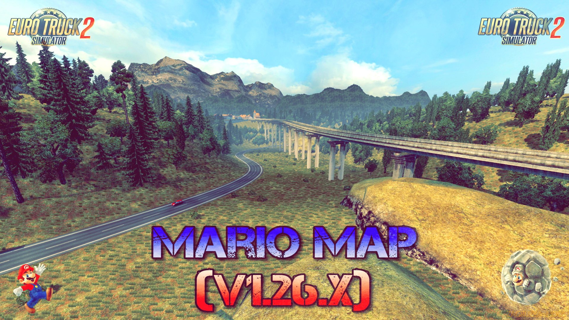 Mario Map v12.8-Update for Ets2 [1.33.x]