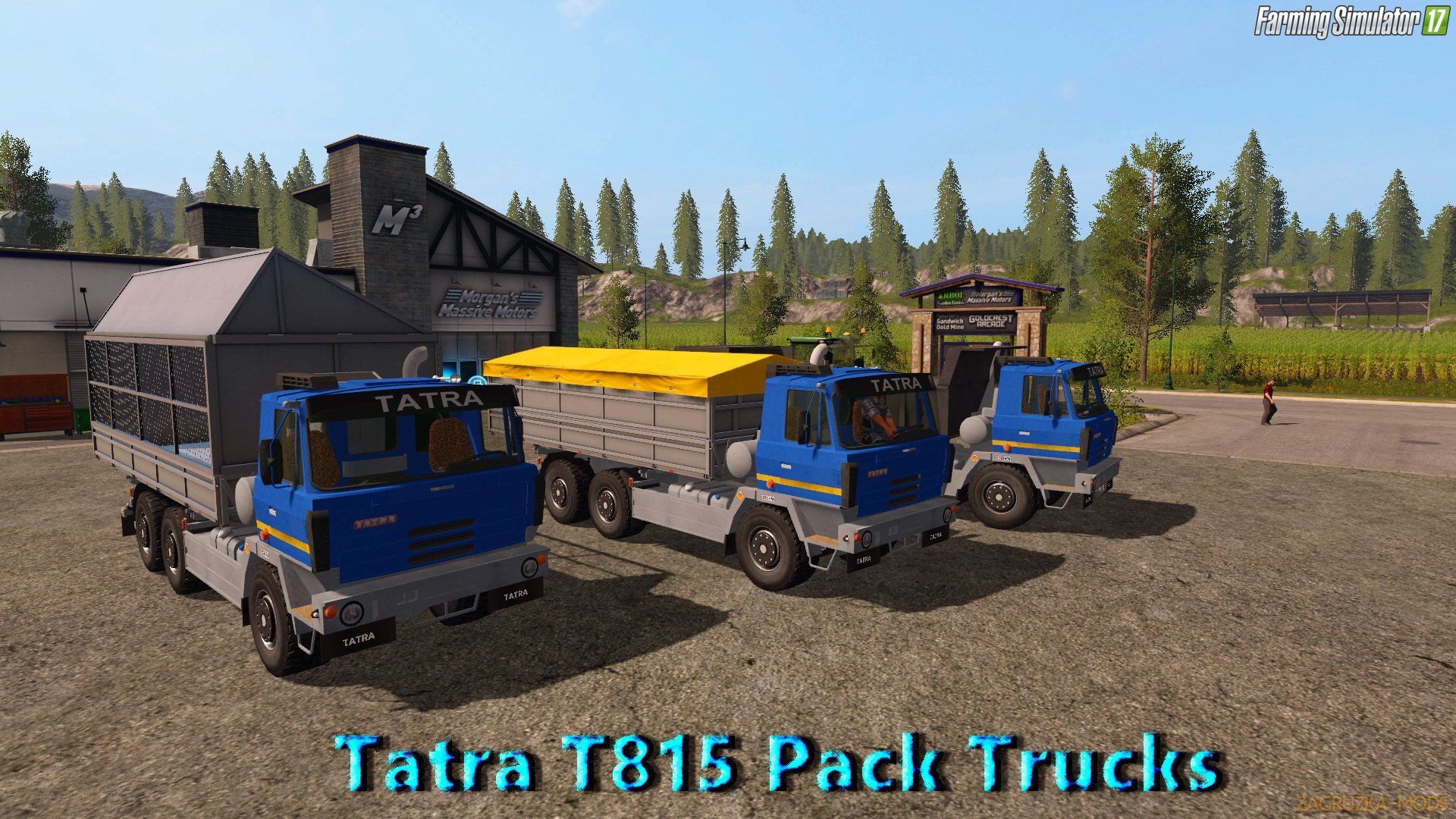 Tatra T815 + Trailers v1.1 for FS 17