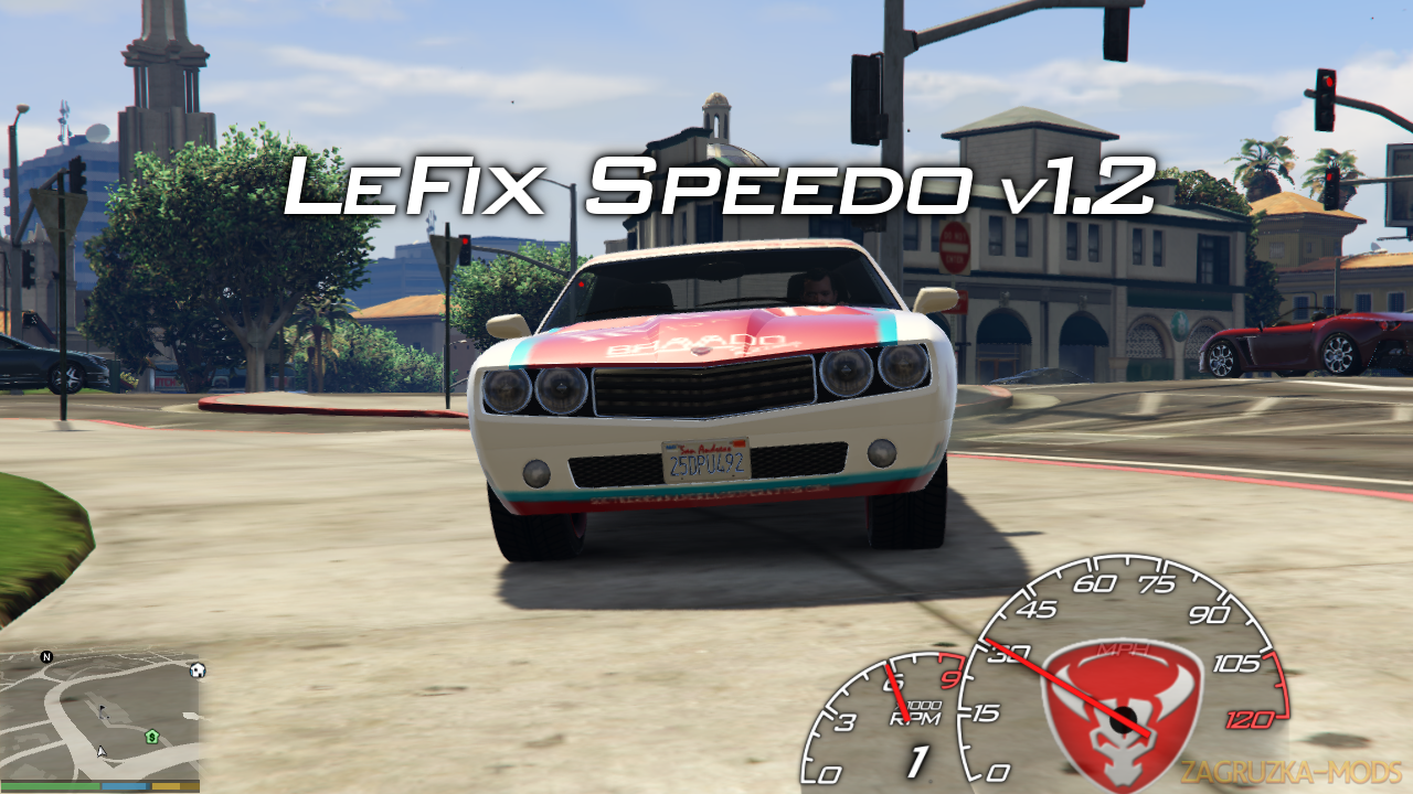 Speedometer Mod v1.2.5 for GTA 5