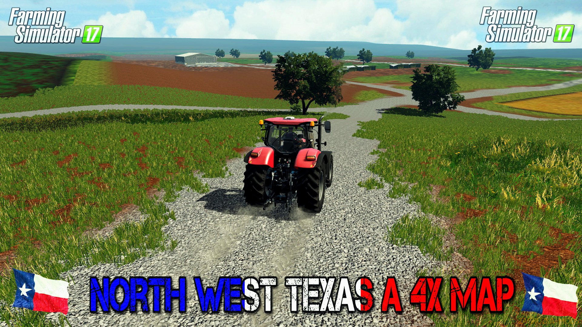 North West Texas a 4X Map v1.0 for FS 17