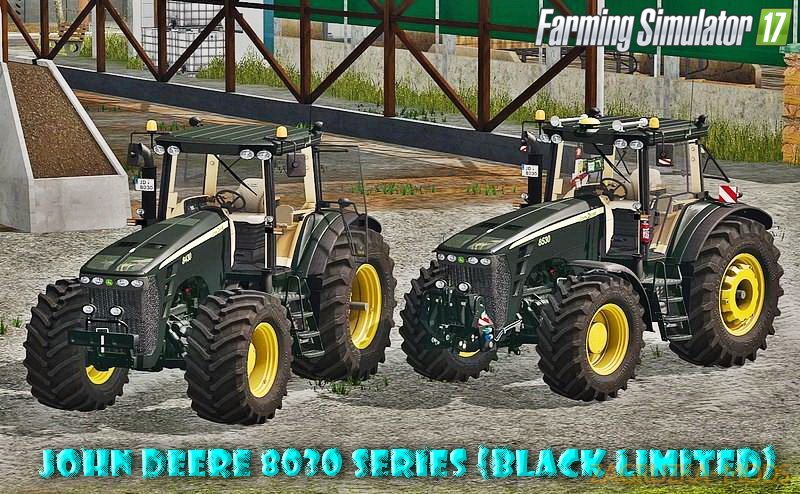 Tractor John Deere 8030 Series (Black Limited) v1.0 for FS 17