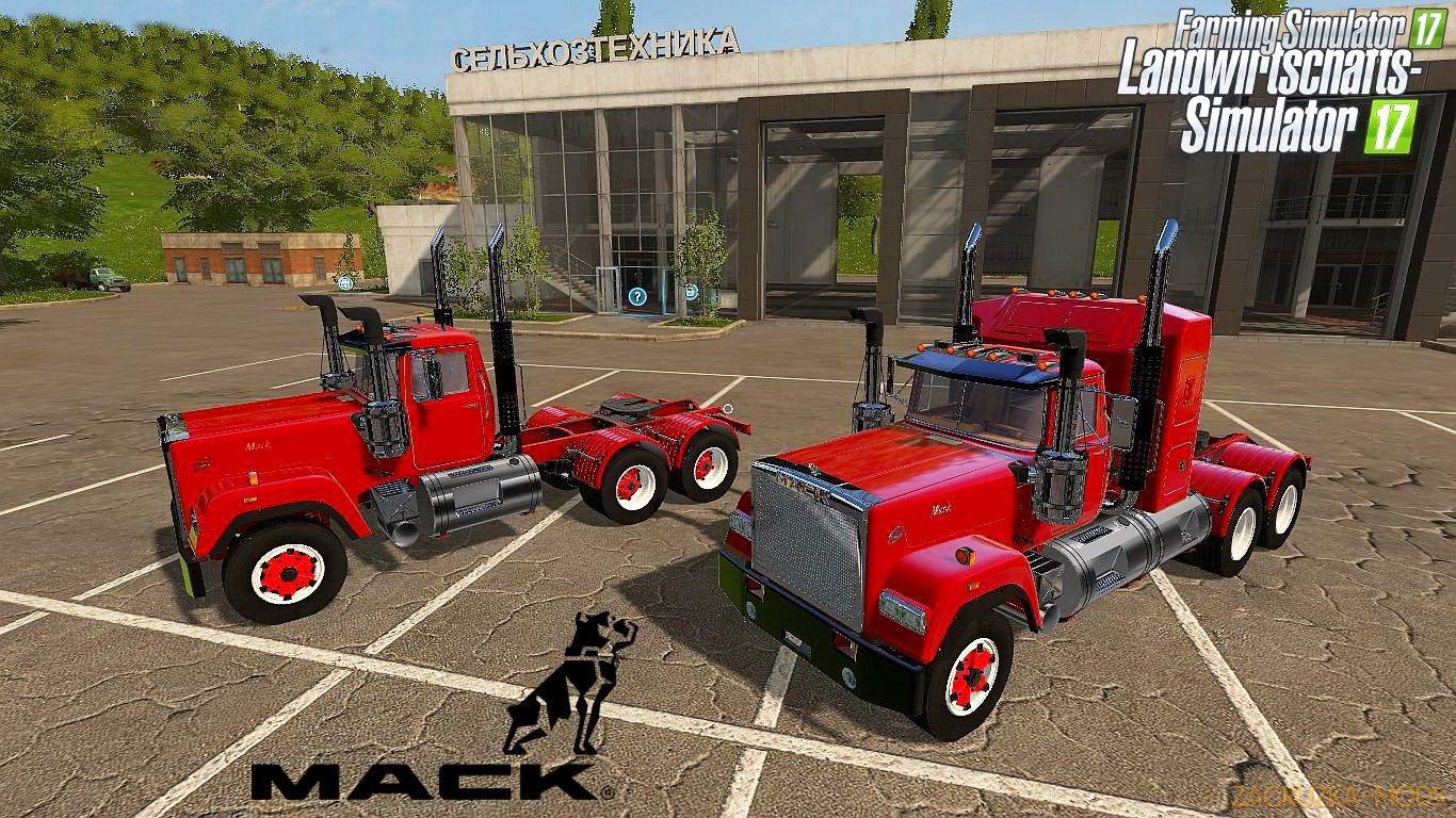 Mack Daycab and Mack Sleeper Truck v1.0 for FS 17