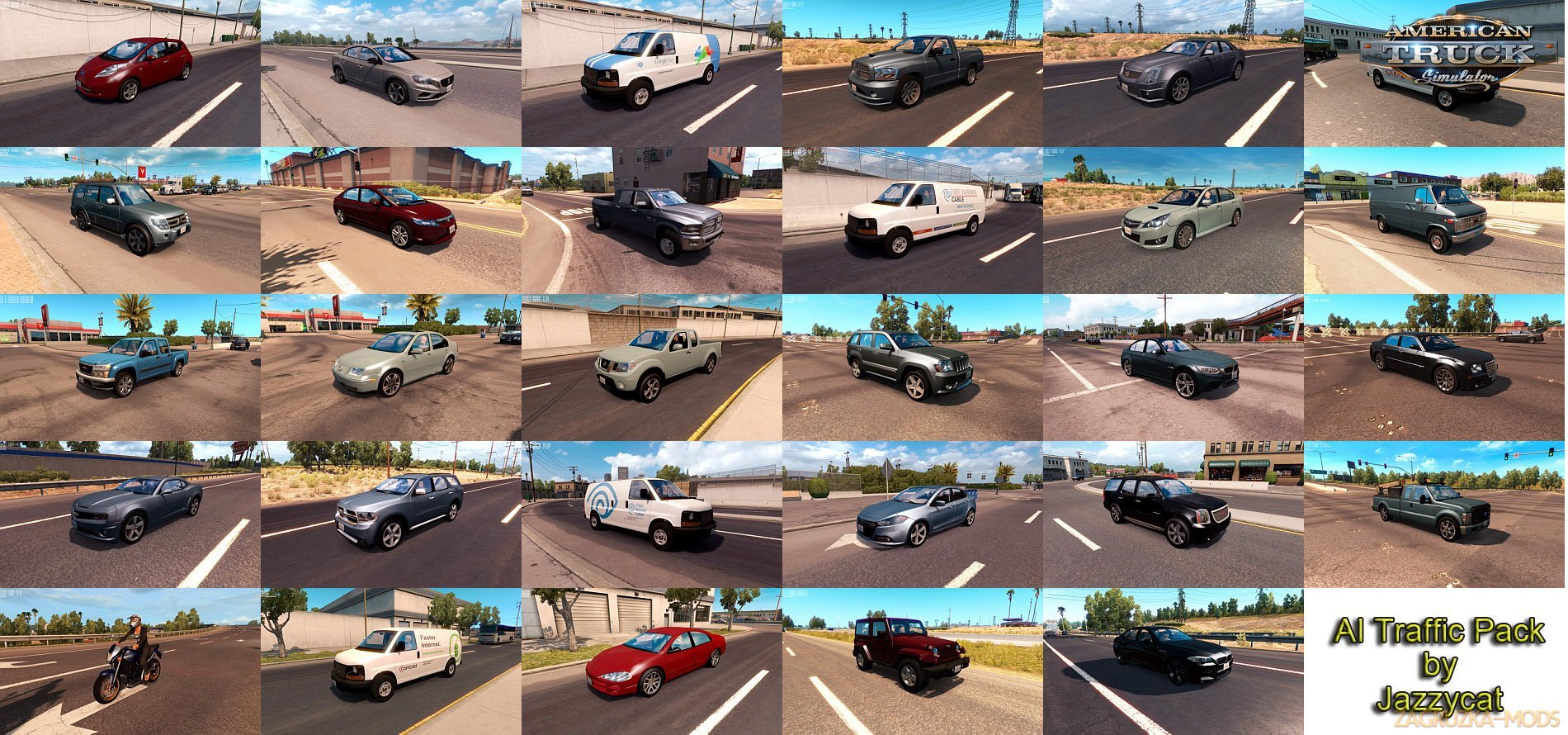 AI Traffic Pack by Jazzycat v2.4 (v1.6.x) for ATS