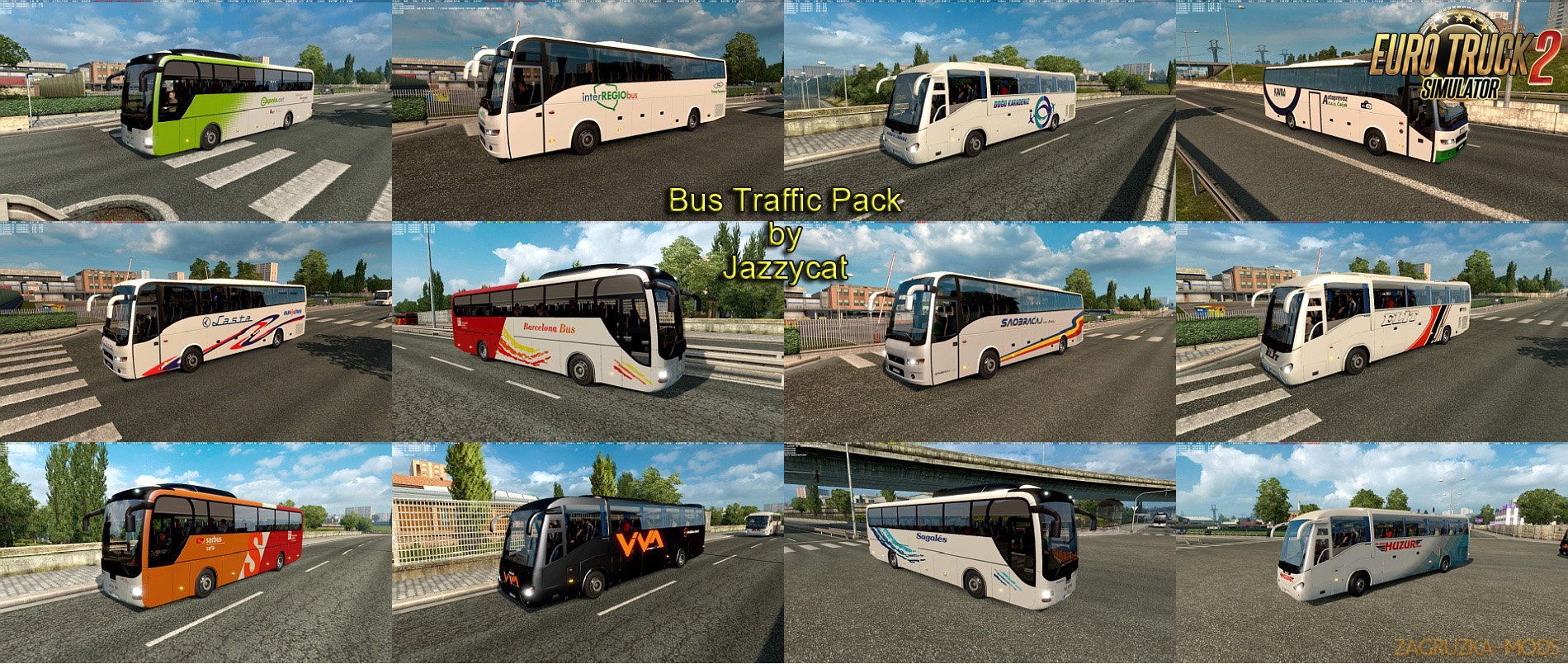 Bus Traffic Pack v2.0 by Jazzycat
