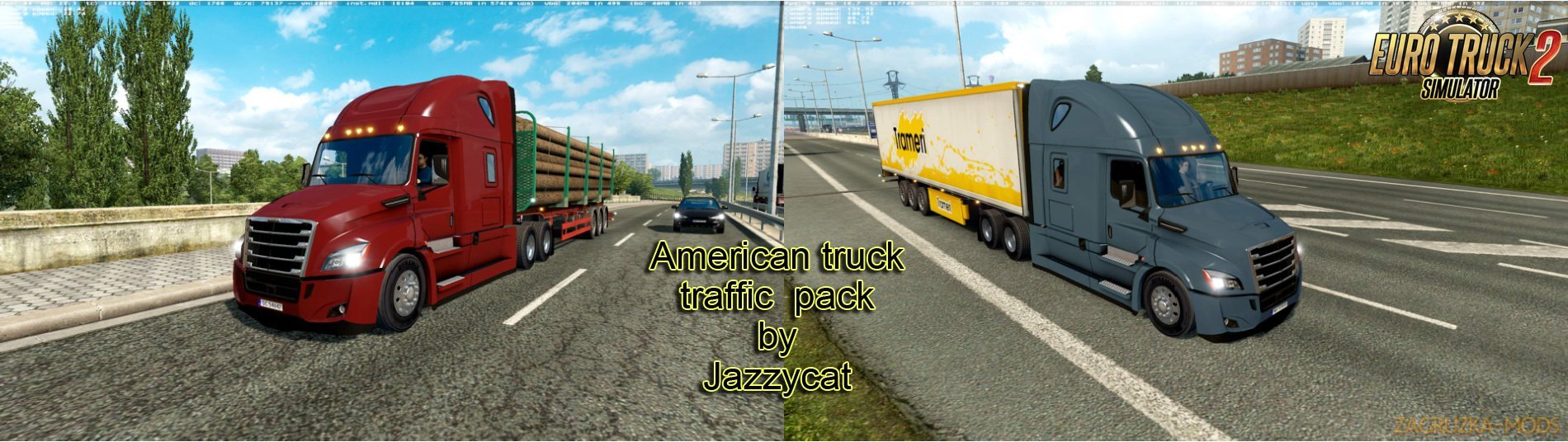 American Truck Traffic Pack v1.5  by Jazzycat