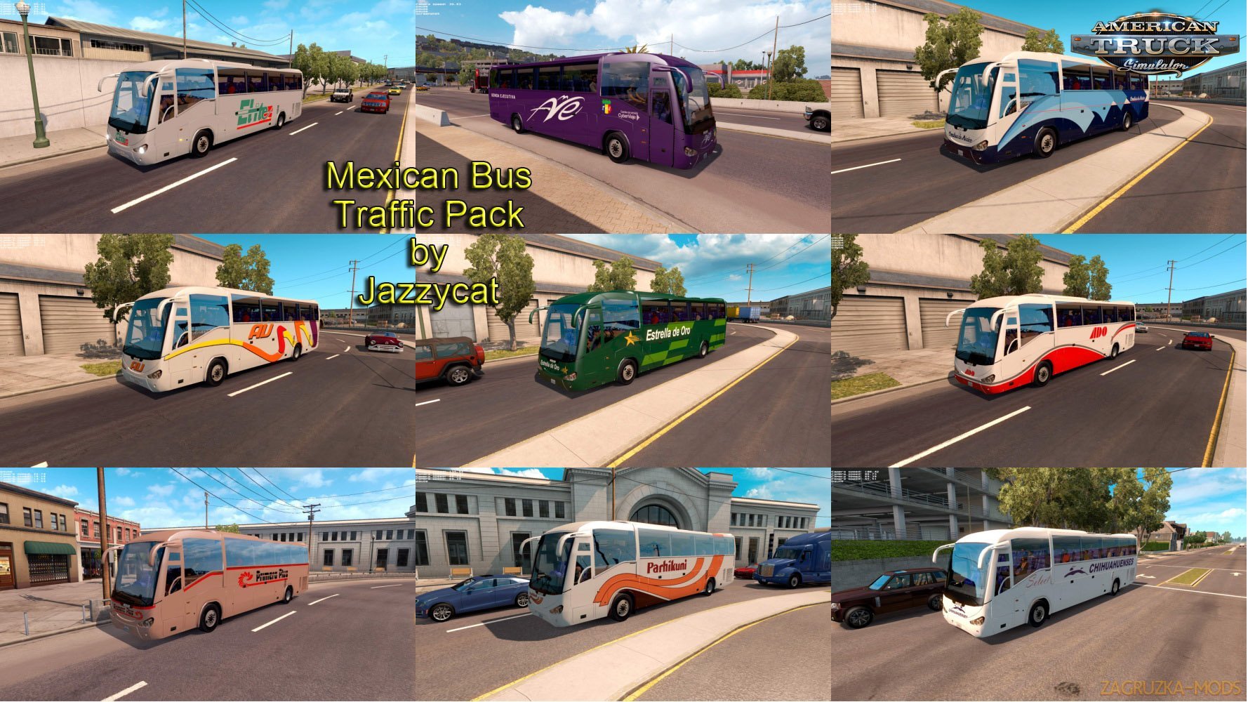 Mexican Bus Traffic Pack v1.0 by Jazzycat