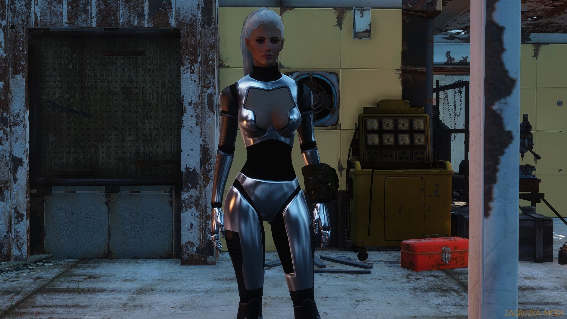 Ashara FO4 Cyborg Armour v3.0 for Fallout 4