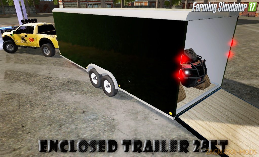 Enclosed Trailer 25FT v1.0 for FS 17