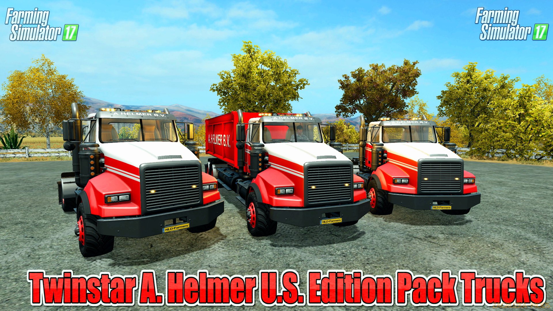 Twinstar A. Helmer U.S. Edition Pack Trucks v1.0 for FS 17