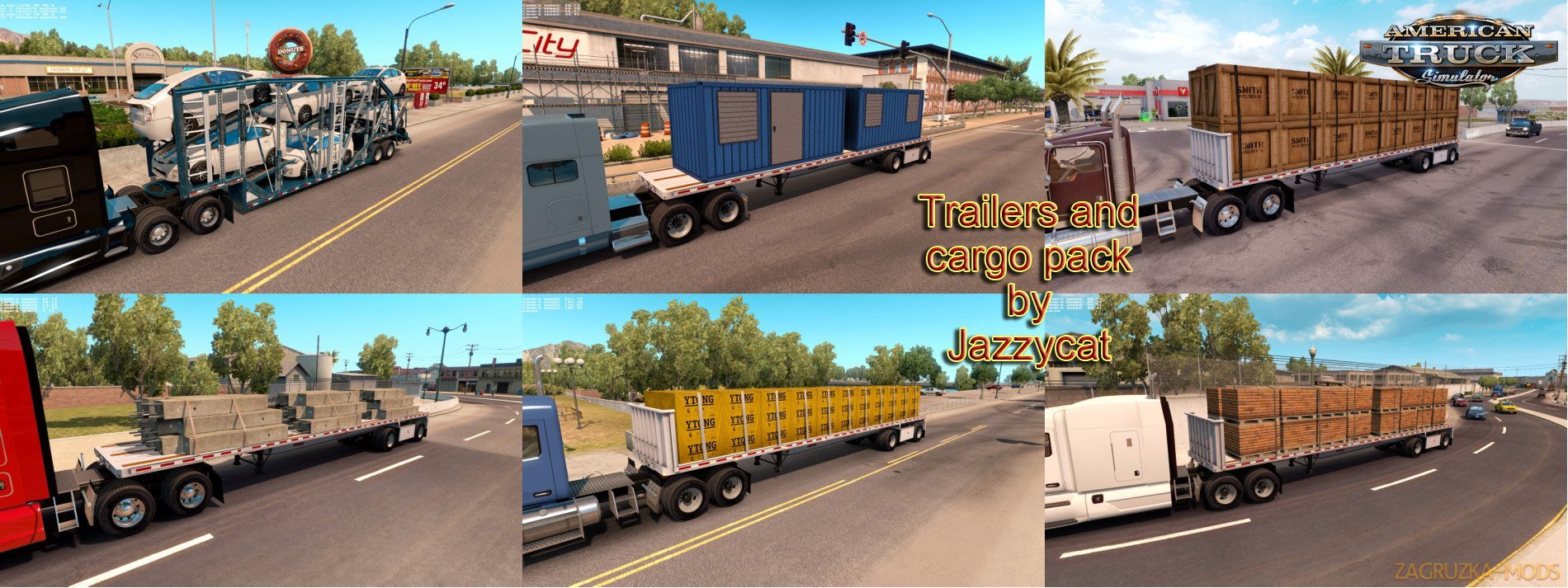 Trailers and Cargo Pack v1.6 by Jazzycat (v1.6.x) for ATS