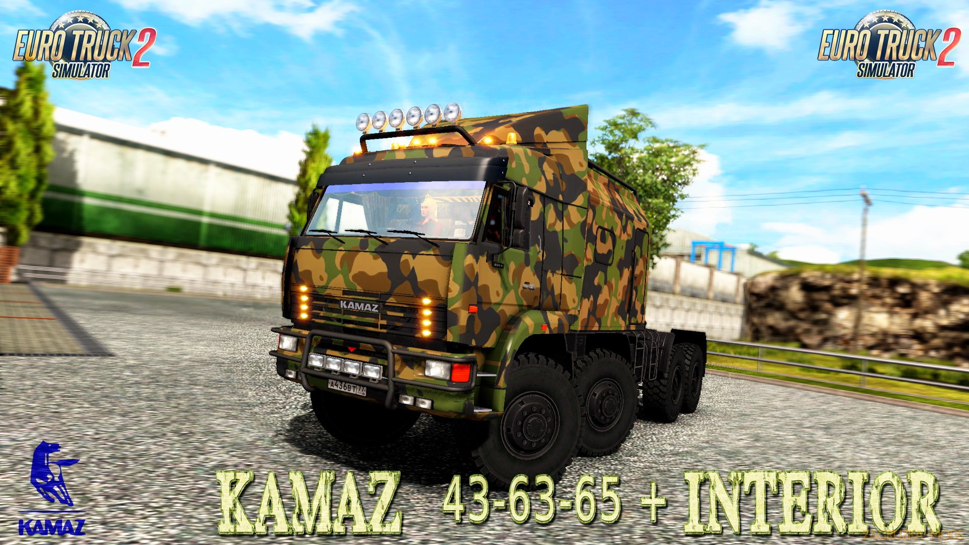 KamAZ 43-63-65 + Interior v1.0 (1.27.x) for ETS 2