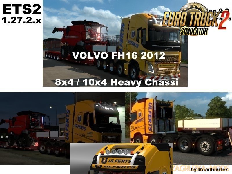 Volvo FH 2012 8x4 and 10x4 v9.2 [1.27.2.x]