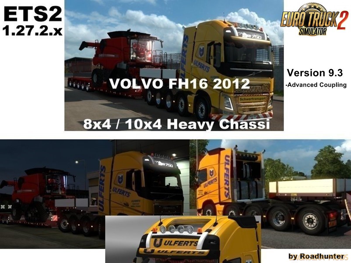 Volvo FH 2012 8x4 and 10x4 v9.3 [1.27.2.x]