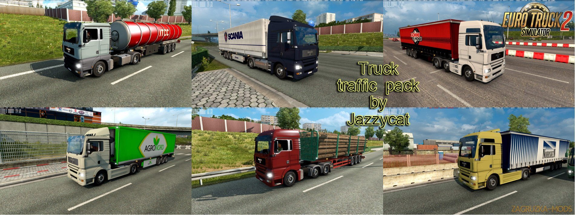 Truck Traffic Pack v2.6 by Jazzycat