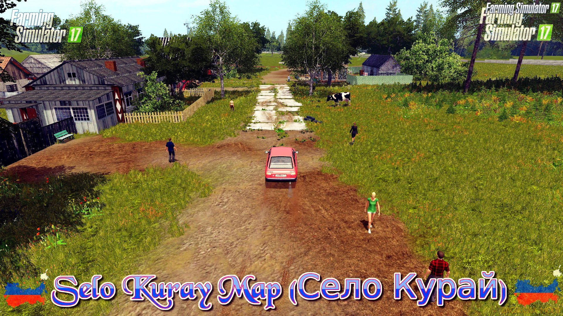 Selo Kuray Map (Село Курай) v1.6.2 for FS17