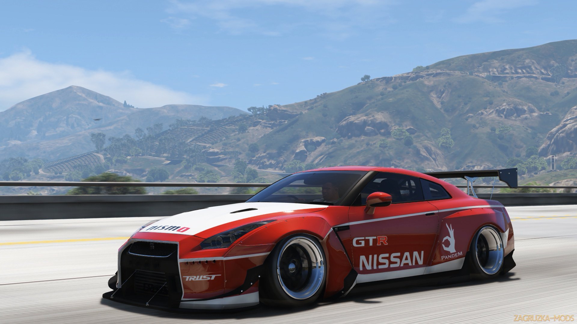 Nissan GT-R Spec-V Pandem 2010 v2.5 for GTA 5 Nissan GT-R Spec-V Pandem 2010 v2.5 for GTA 5
