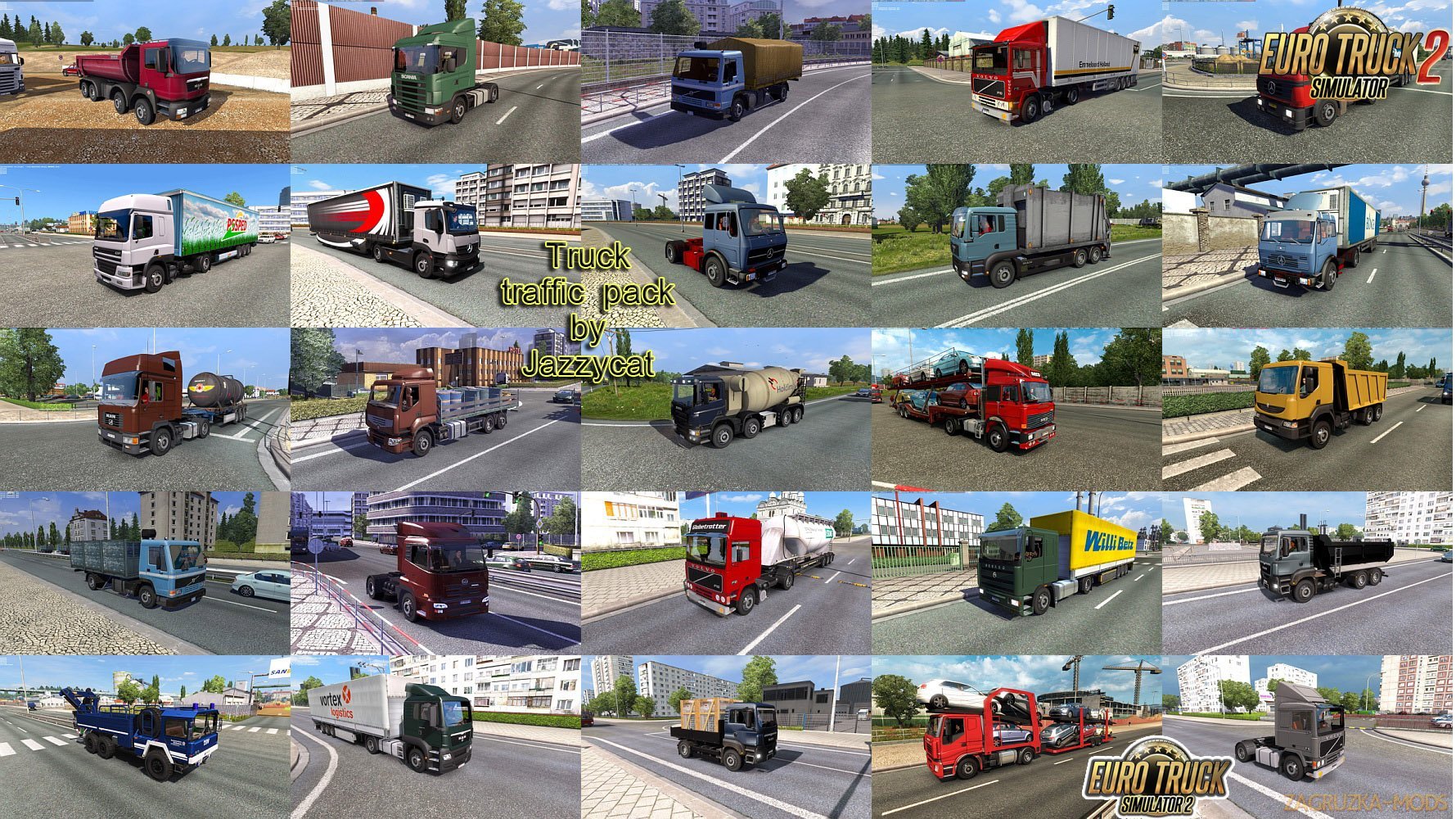 Truck Traffic Pack v2.6 by Jazzycat