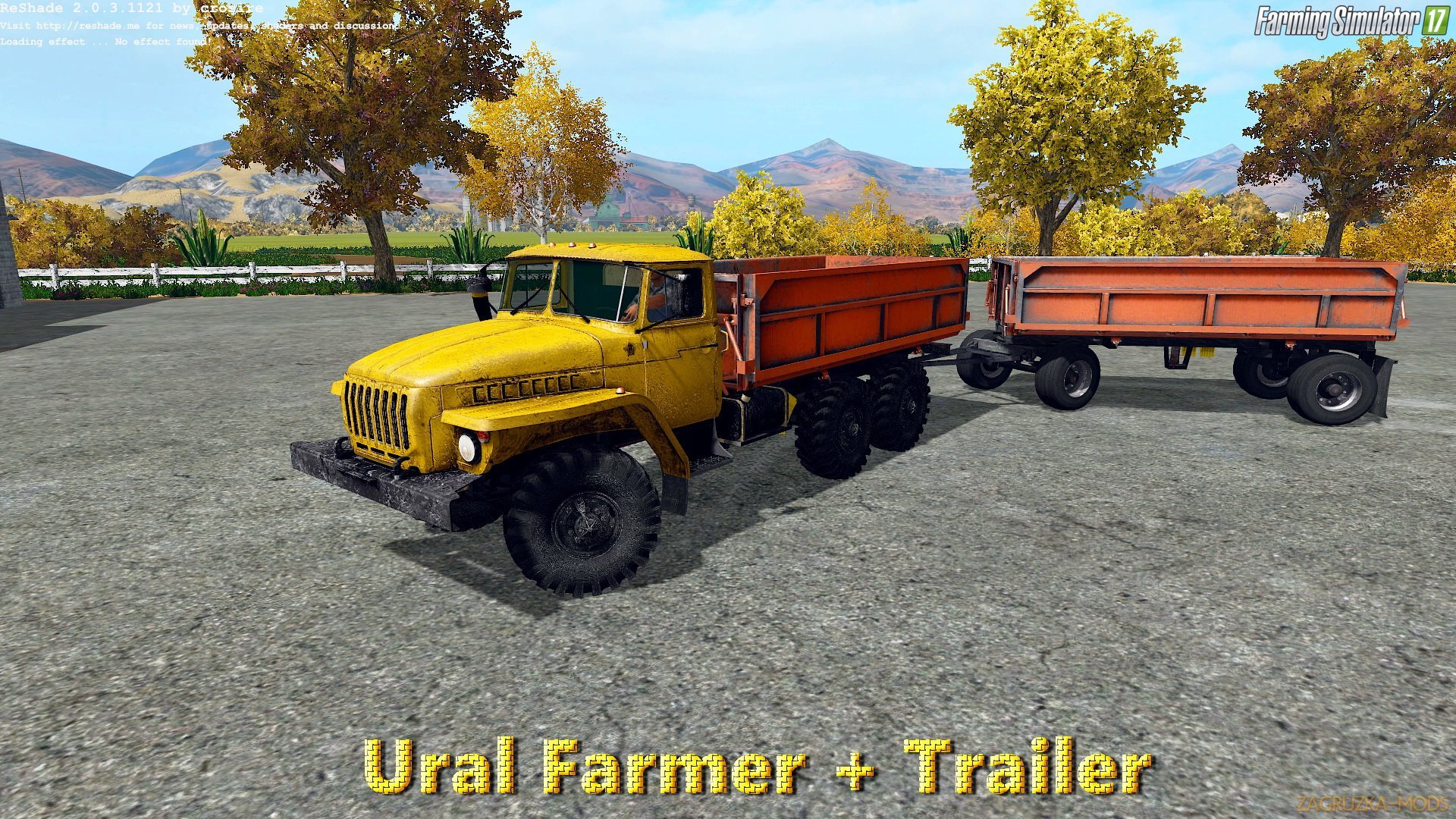 Ural Farmer + Trailer v2.0 for FS 17 Ural Farmer + Trailer v2.0 for FS 17
