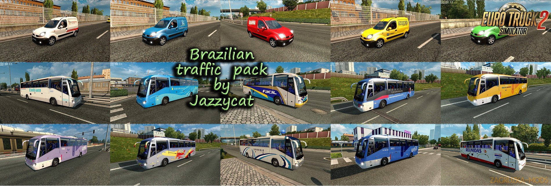 Brazilian Traffic Pack v1.6 by Jazzycat