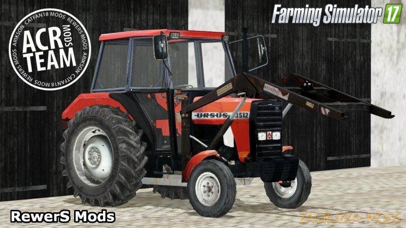 Tractor Ursus 3512 for Fs17