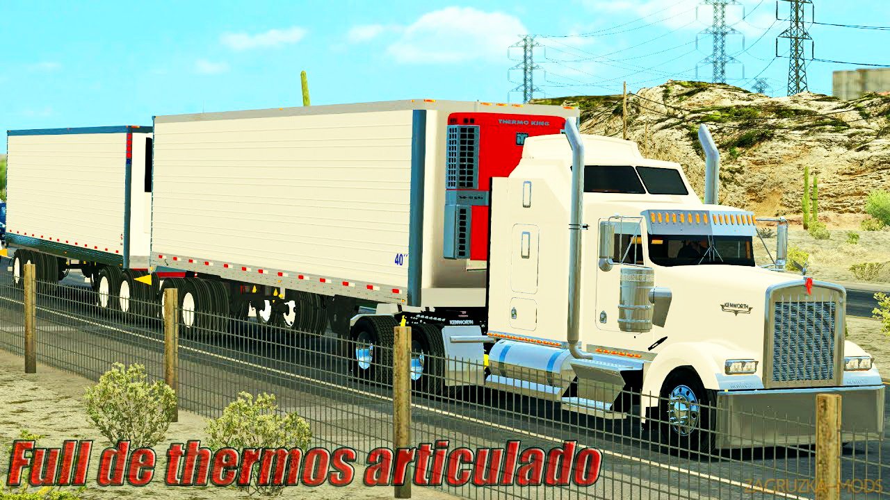 Double Trailer Thermos Utility Reefer v1.0 (v1.6.x) for ATS