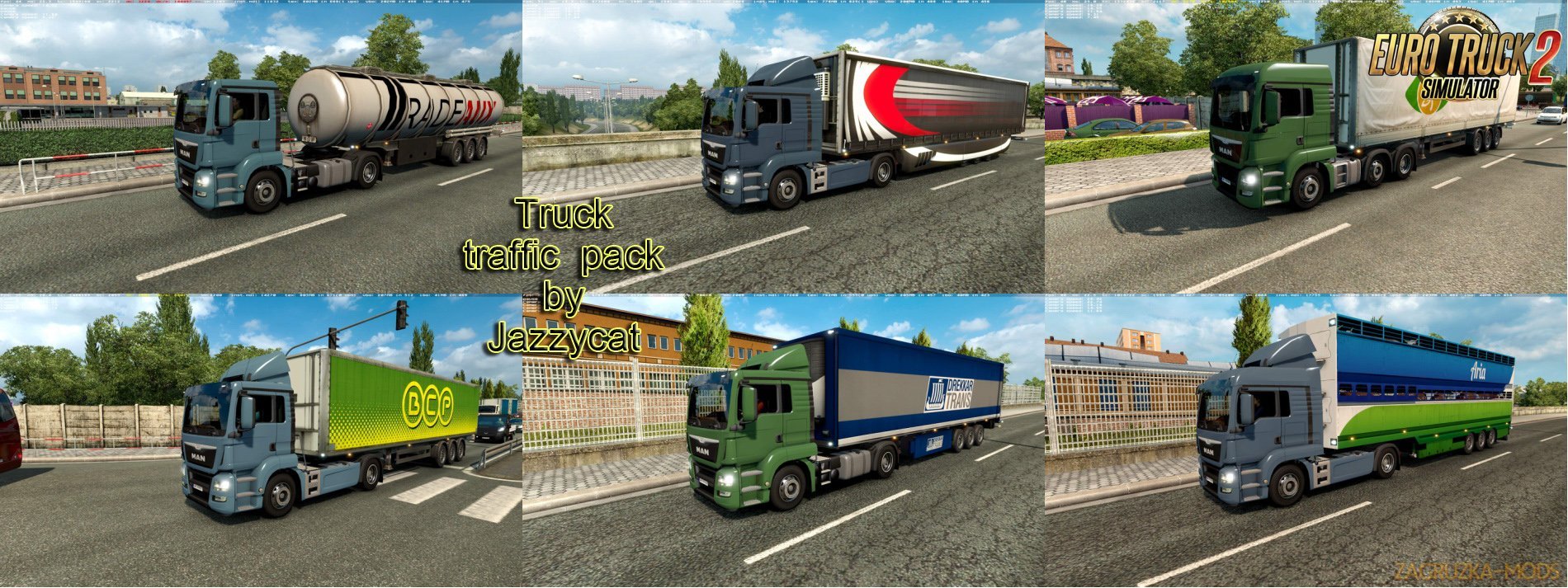 Truck Traffic Pack v2.7 by Jazzycat