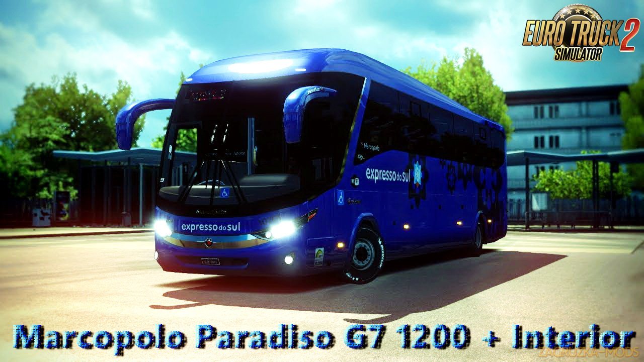 Marcopolo Paradiso G7 1200 + Interior v1.0 (1.27.x) for ETS 2