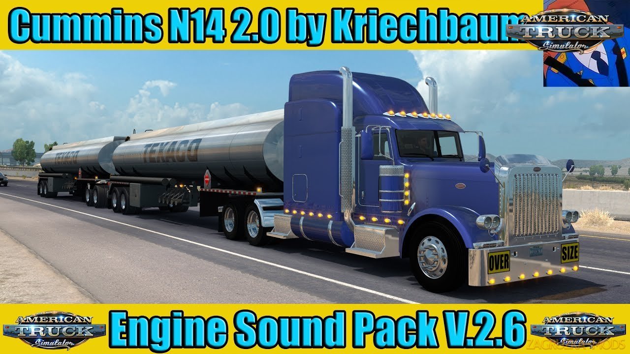 Engine Sound Pack v2.6 by Kriechbaum (v1.6.x) for ATS Engine Sound Pack v2.6 by Kriechbaum (v1.6.x) for ATS