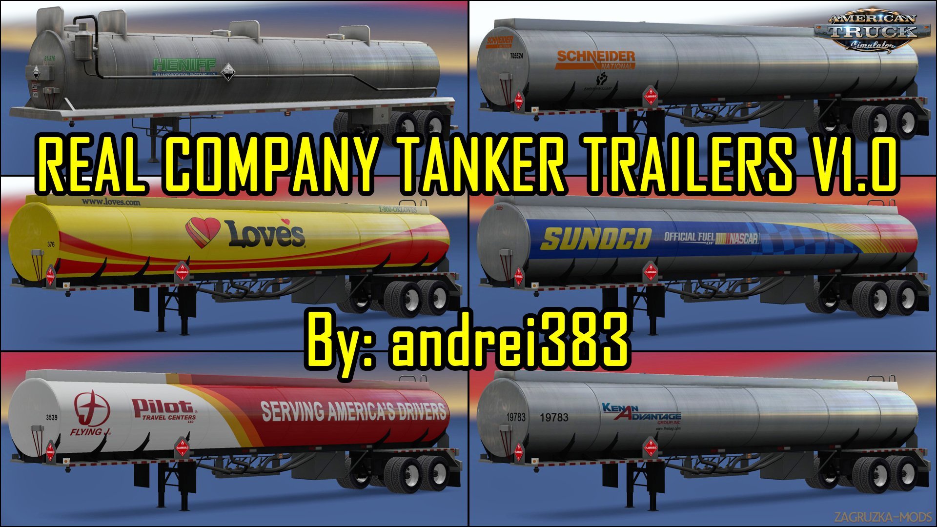 Real Company Tanker Trailers v1.0