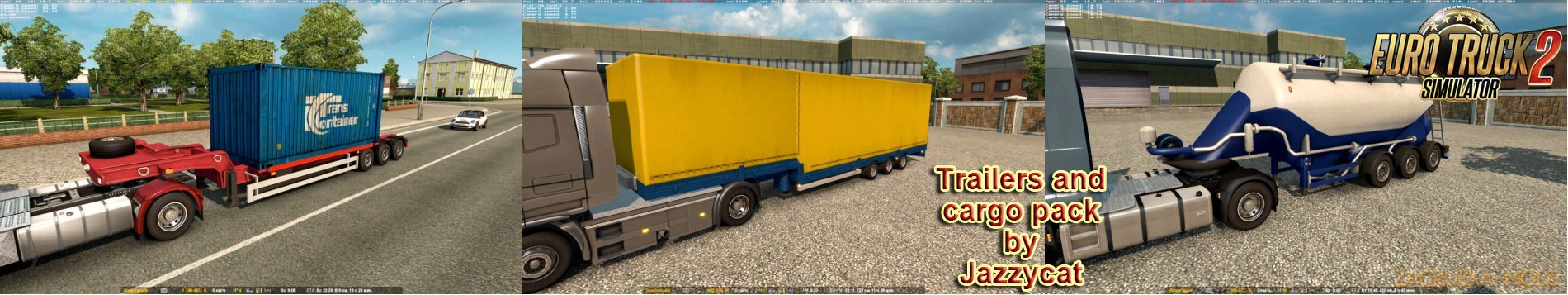Trailers and Cargo Pack v5.3 by Jazzycat (1.27.x) for ETS 2