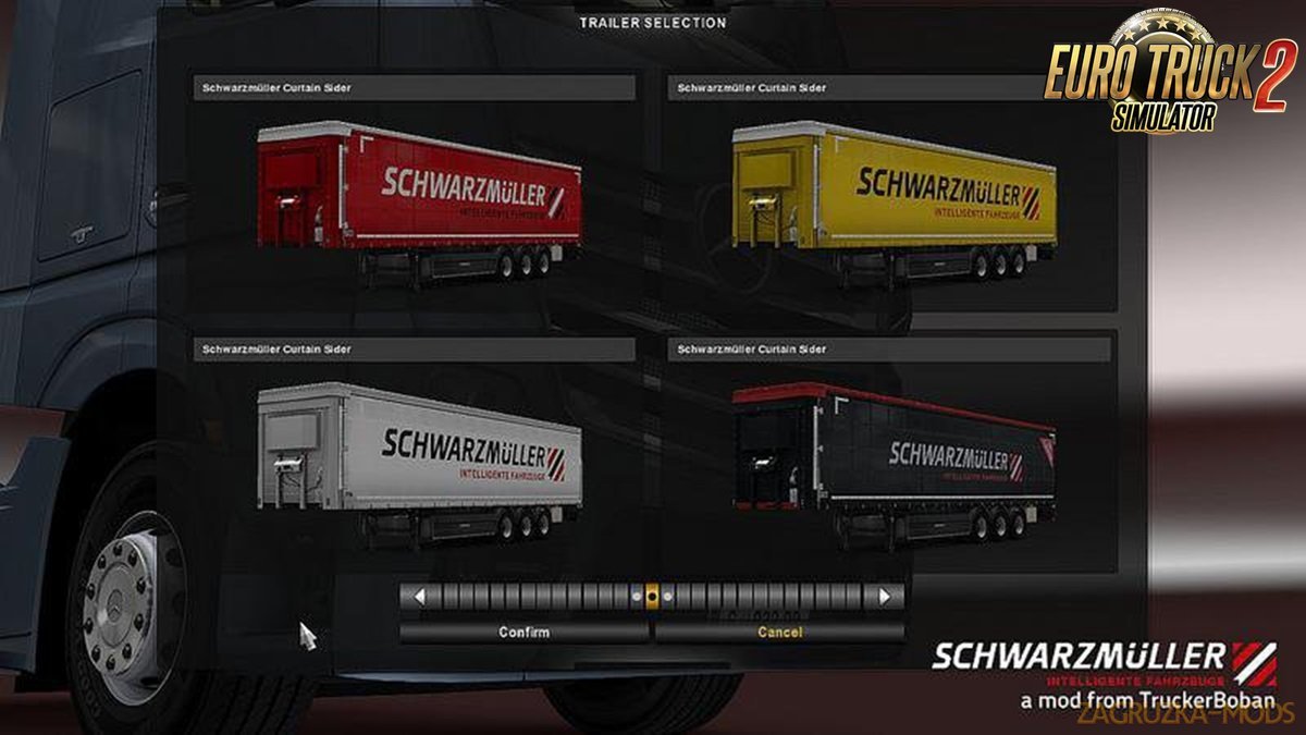 Schwarzmuller Curtain Sider Trailer Skin Pack v3.0