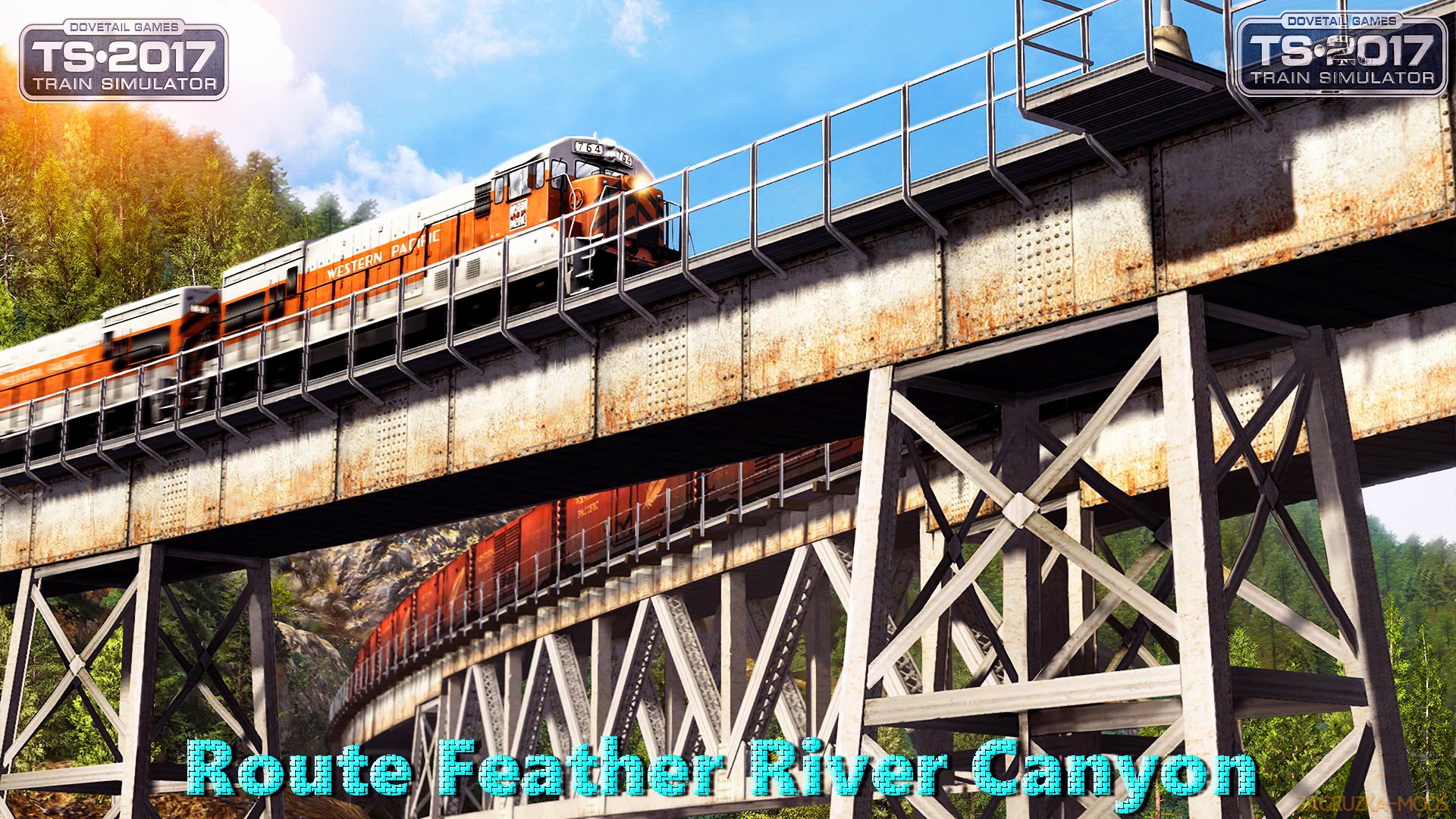 Route Feather River Canyon v1.0 for TS 2017