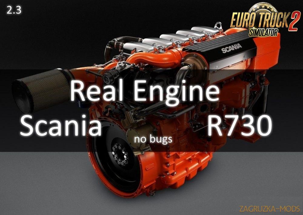 Real Scania R730 Engine Power for Ets2