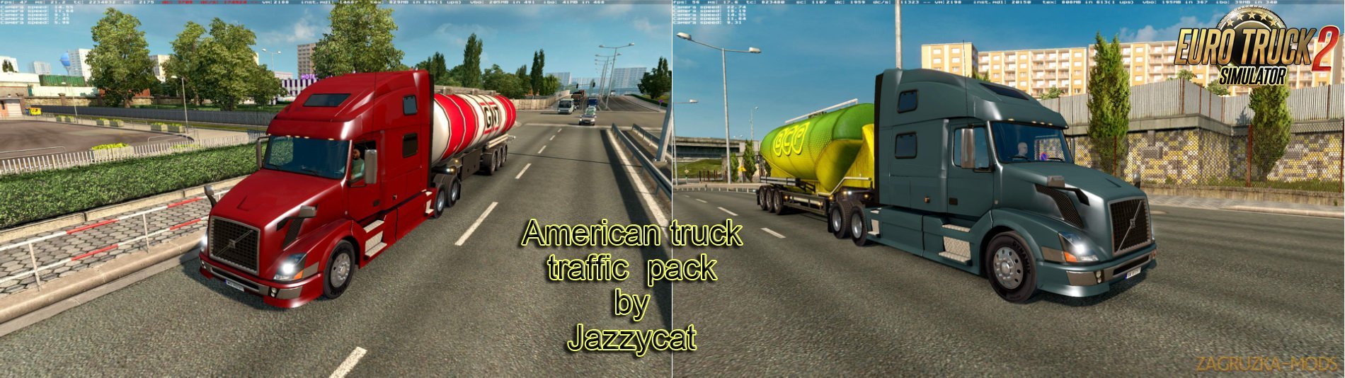 American Truck Traffic Pack v1.6 by Jazzycat