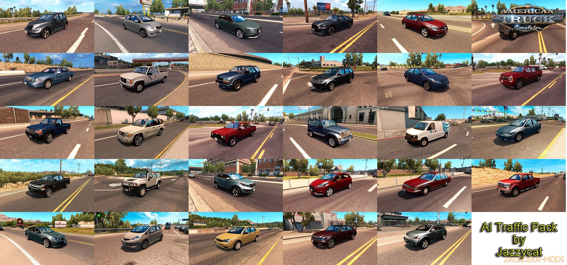 AI Traffic Pack by Jazzycat v2.8 (v1.28.x) for ATS