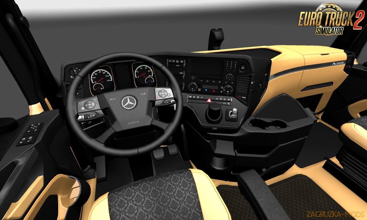 The luxury interior for Mercedes-Benz New Actros [1.27.x]