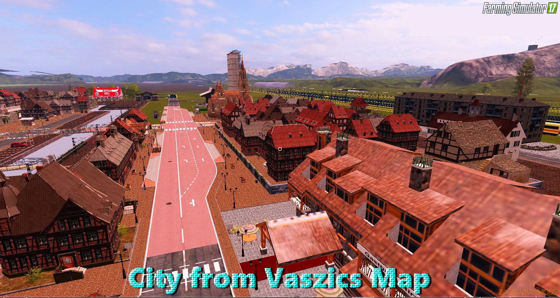 City from Vaszics Map v1.0 for FS 17