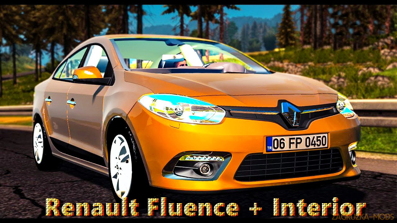 Renault Fluence + Interior v1.0 (1.28.x) for ETS 2