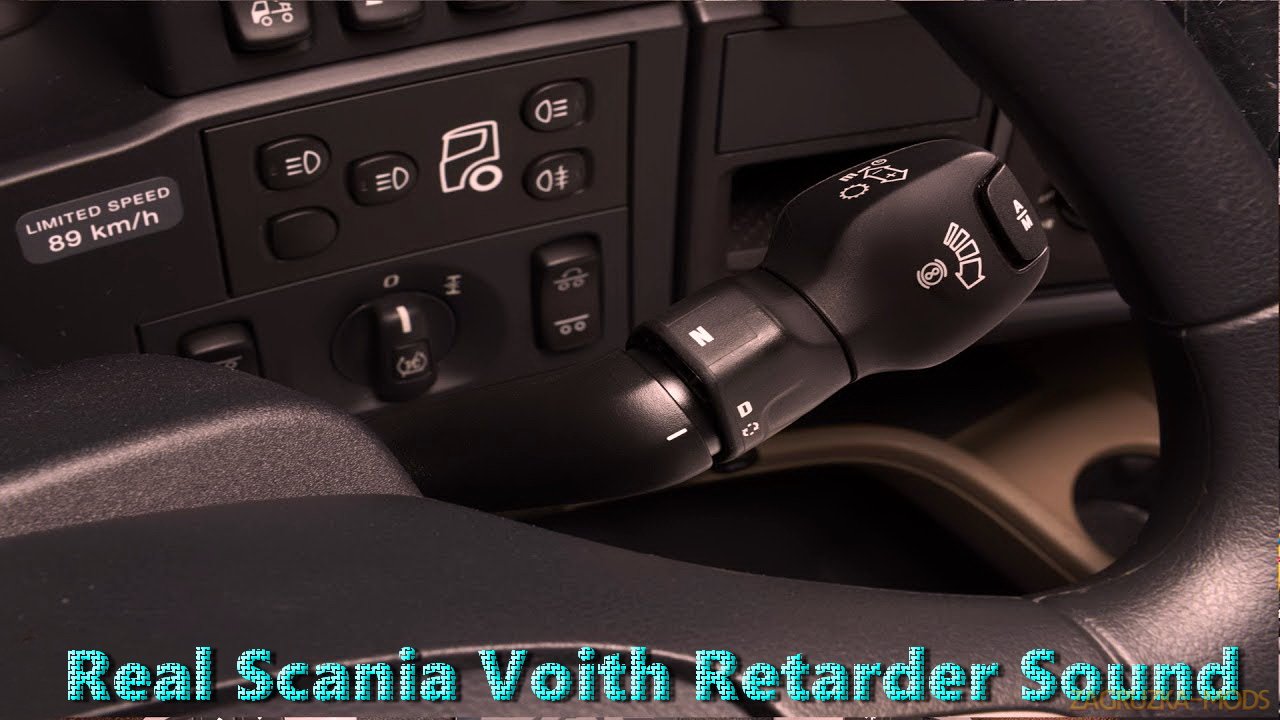 Real Scania Voith Retarder Sound v1.0 (1.28.x) for ETS 2