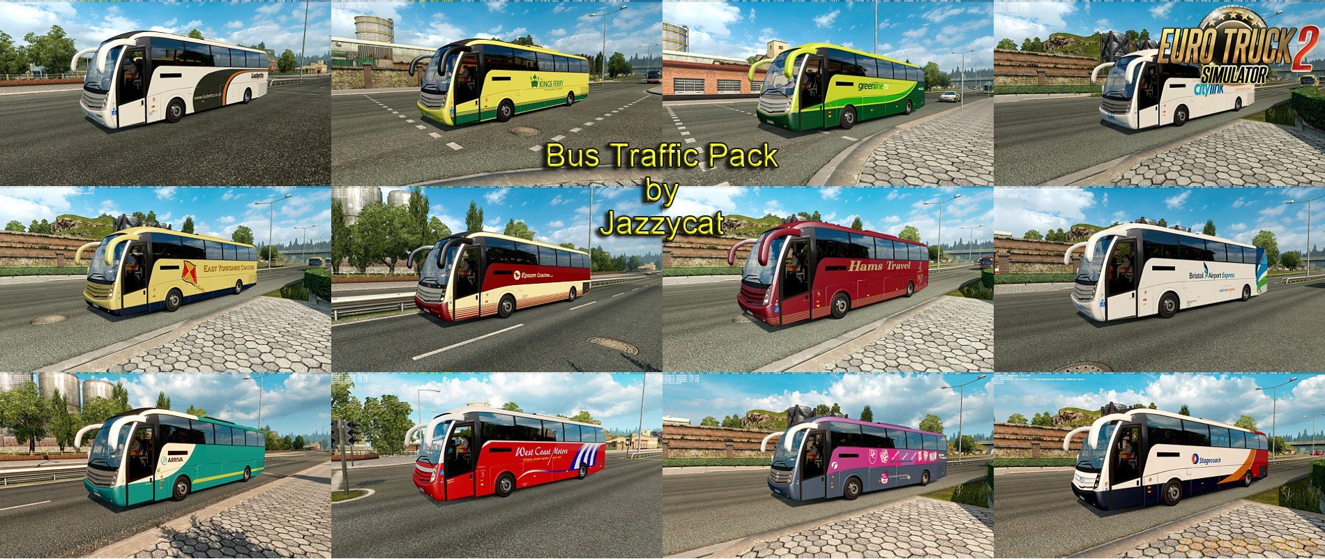 Bus Traffic Pack v2.5 by Jazzycat