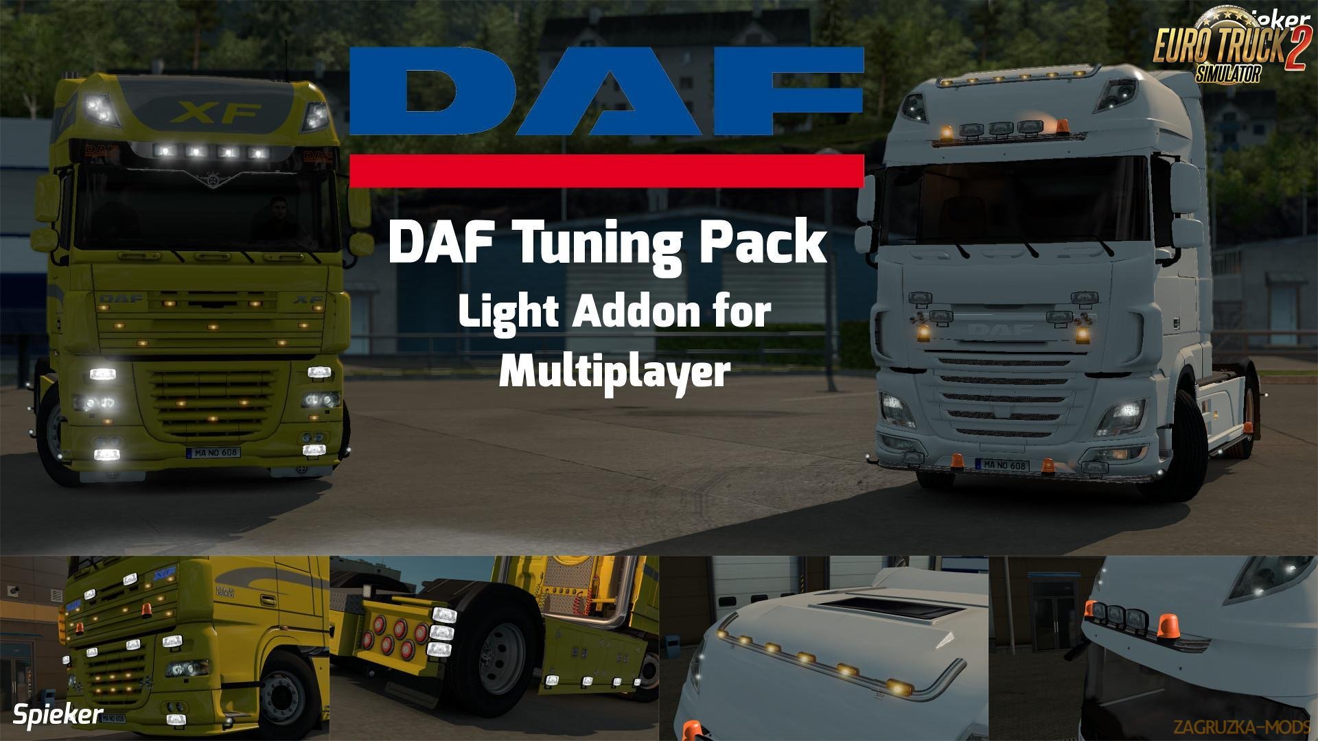 DAF Tuning Pack Light Addon - MP compatible