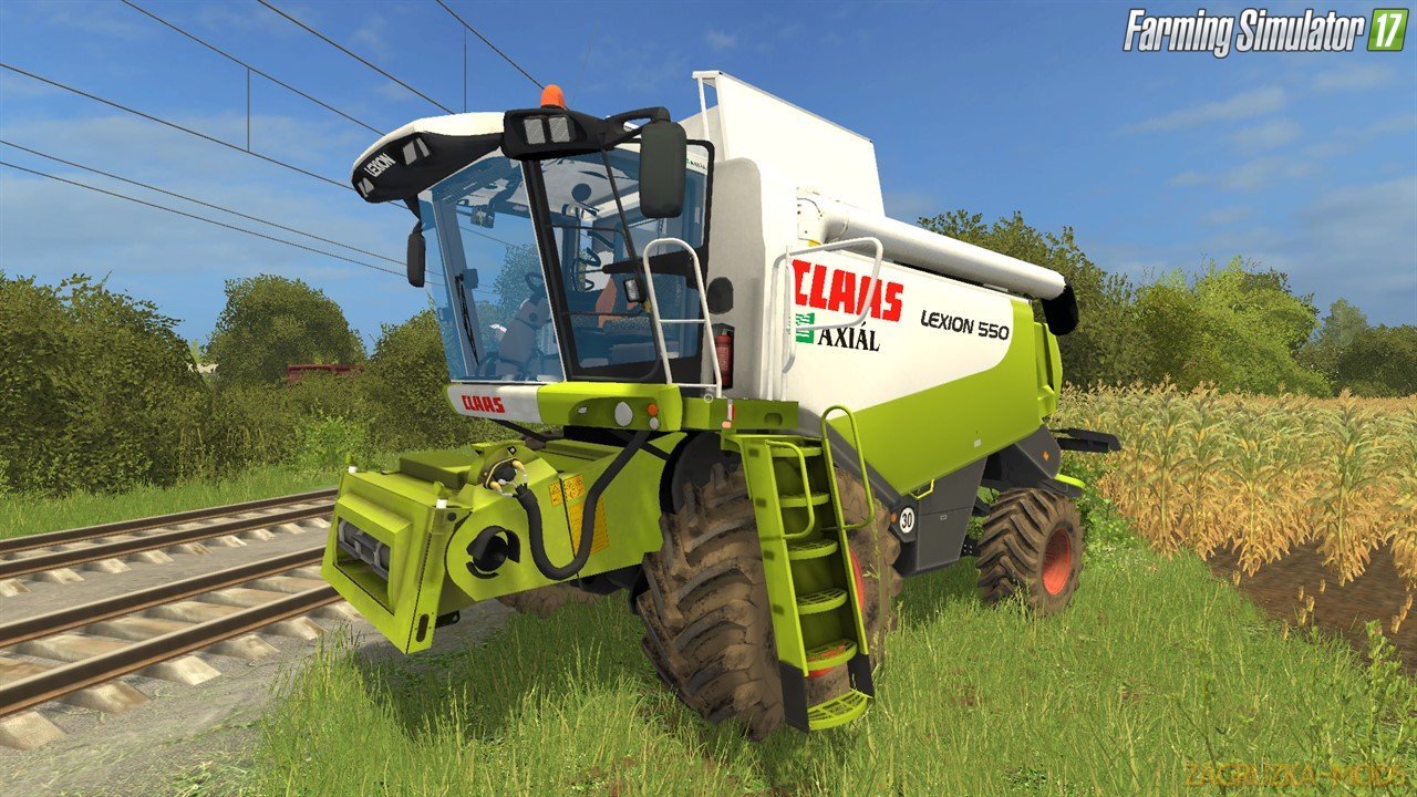 Combine Claas Lexion 550 Beta for Fs17